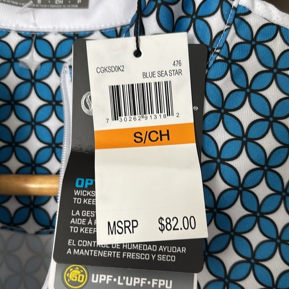 Callaway, Opi Dry Women's Geo Print Golf Polo Shirt, Small - Picture 7 of 11